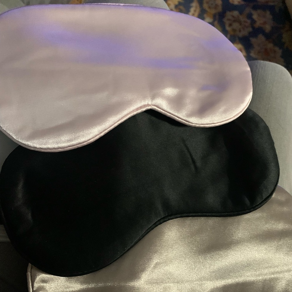 Set of three sleep masks